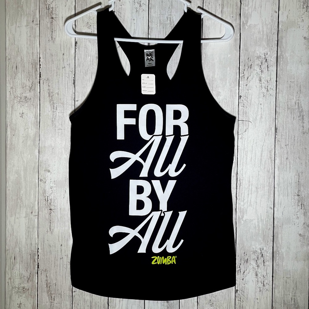 Zumba For All By All Racerback Tank - Spicy Small